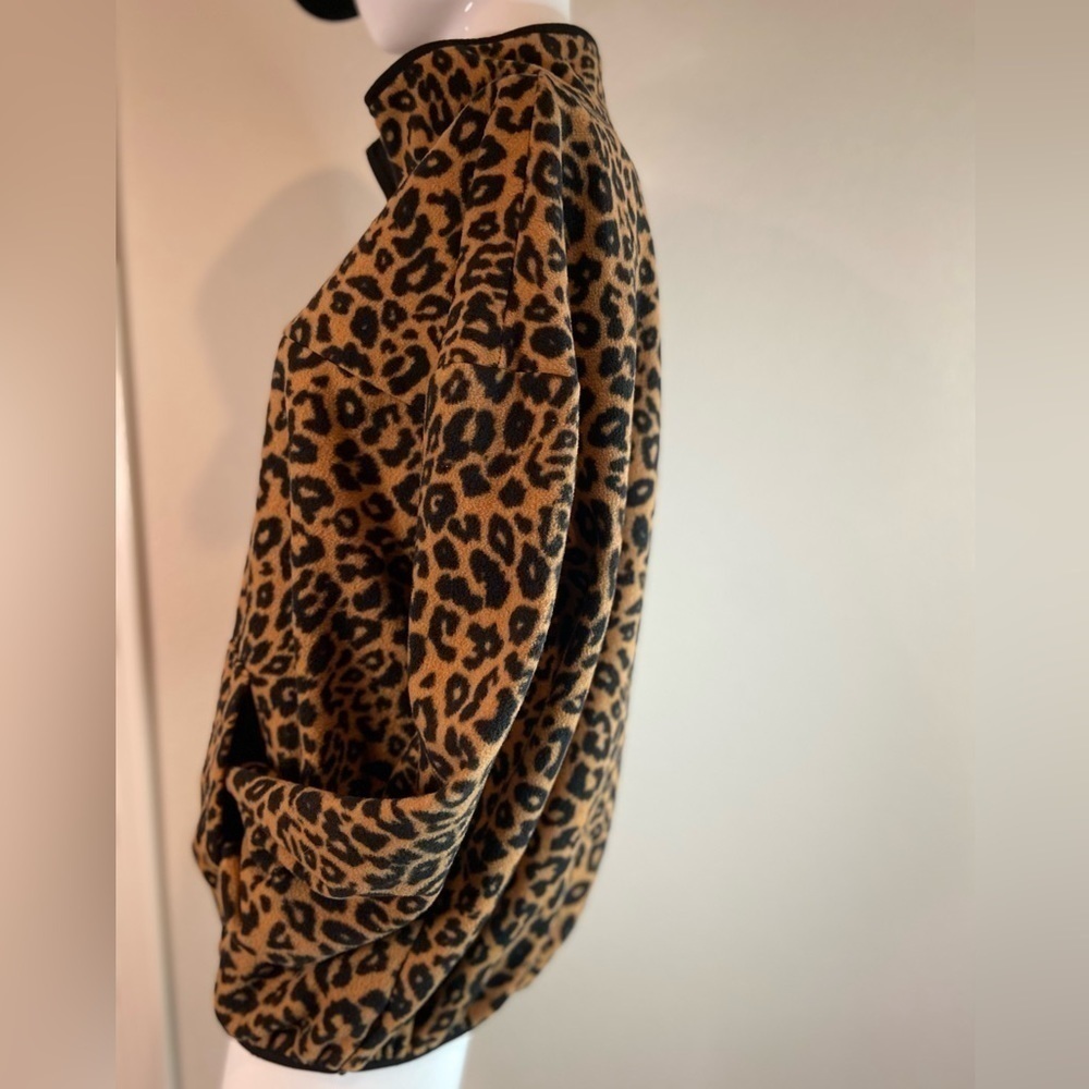 No Boundaries~Animal Print 1/2 Zip Pullover~Kangaroo Front Pocket~Size XXL/2XG - Picture 5 of 10